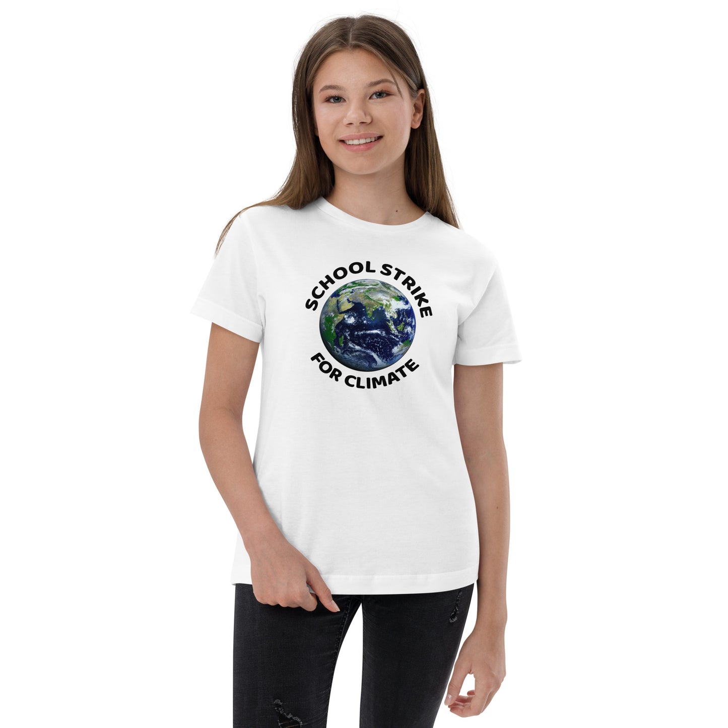 School Strike For Climate Awareness Global Movement Youth Jersey T-Shirt