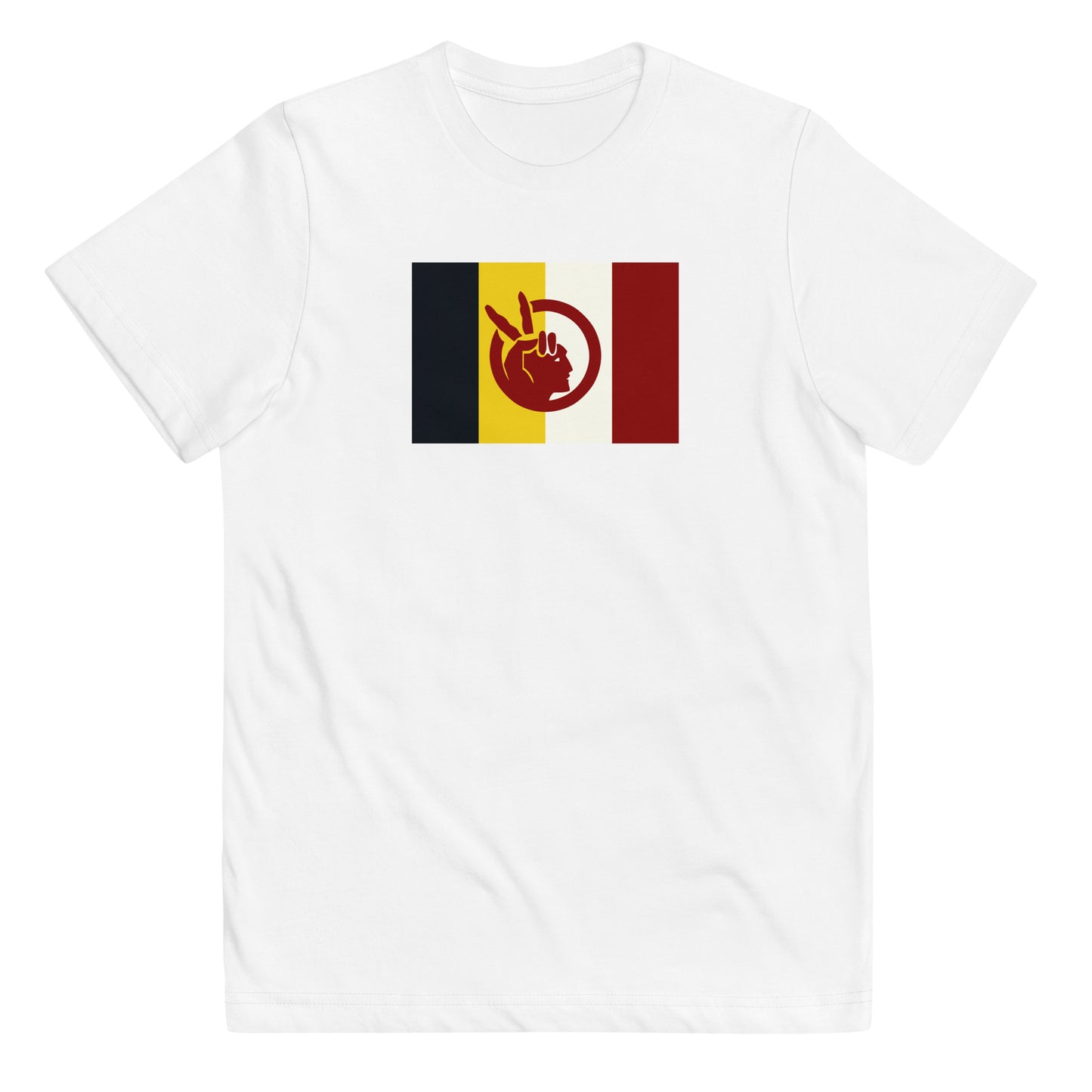 American Indian Movement Pride Flag Ancestry Native Tribe Youth Jersey T-Shirt