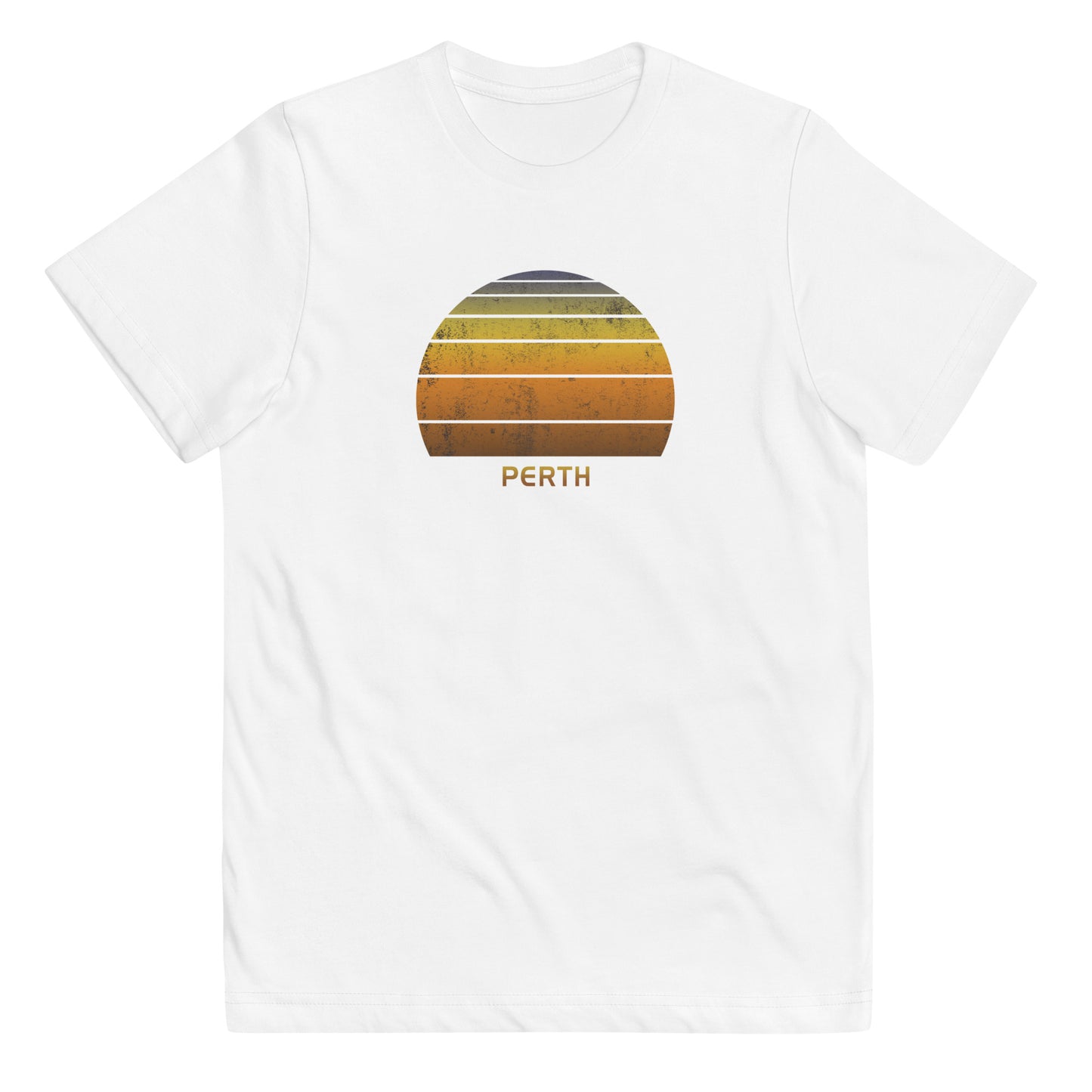 Retro Perth Australia Vacation Souvenir Youth Jersey T-Shirt