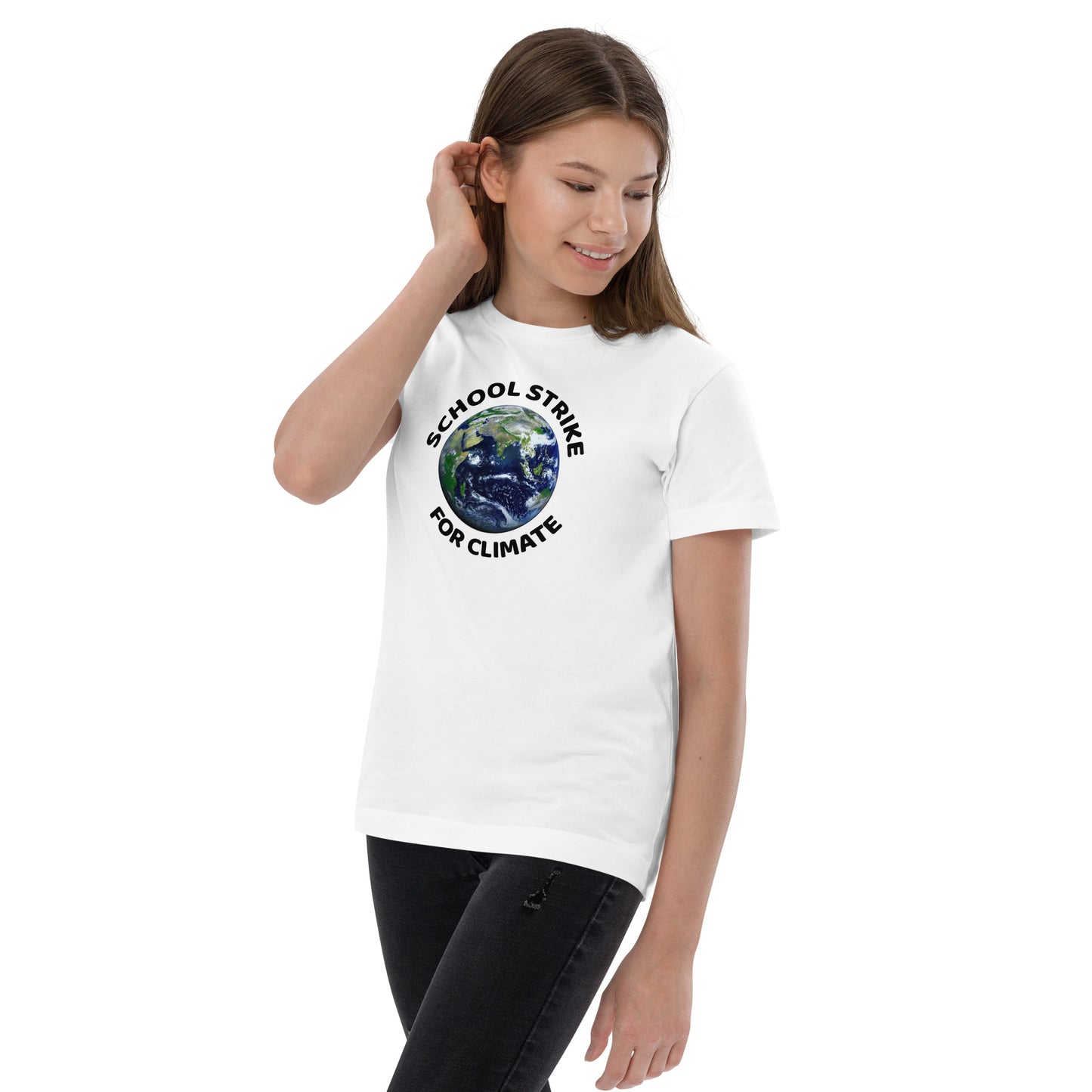 School Strike For Climate Awareness Global Movement Youth Jersey T-Shirt